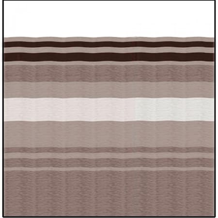 Carefree 16 ft. 2 in. Sierra Brown Dune Stripe Weatherguard - White C6F-JU178A00